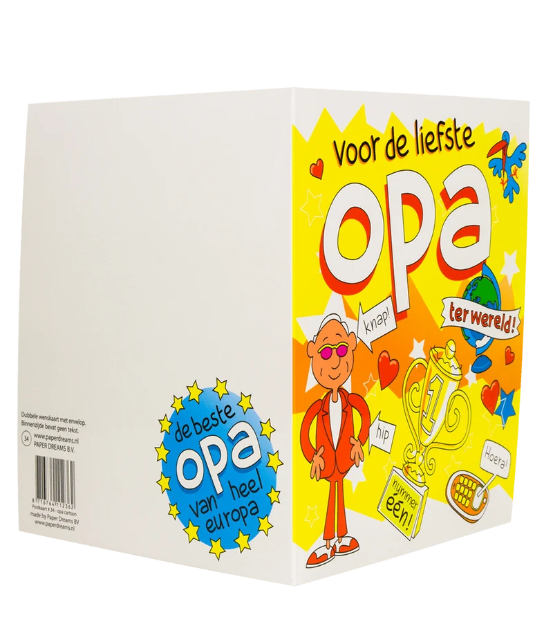 Grußkarte Opa 16,5cm
