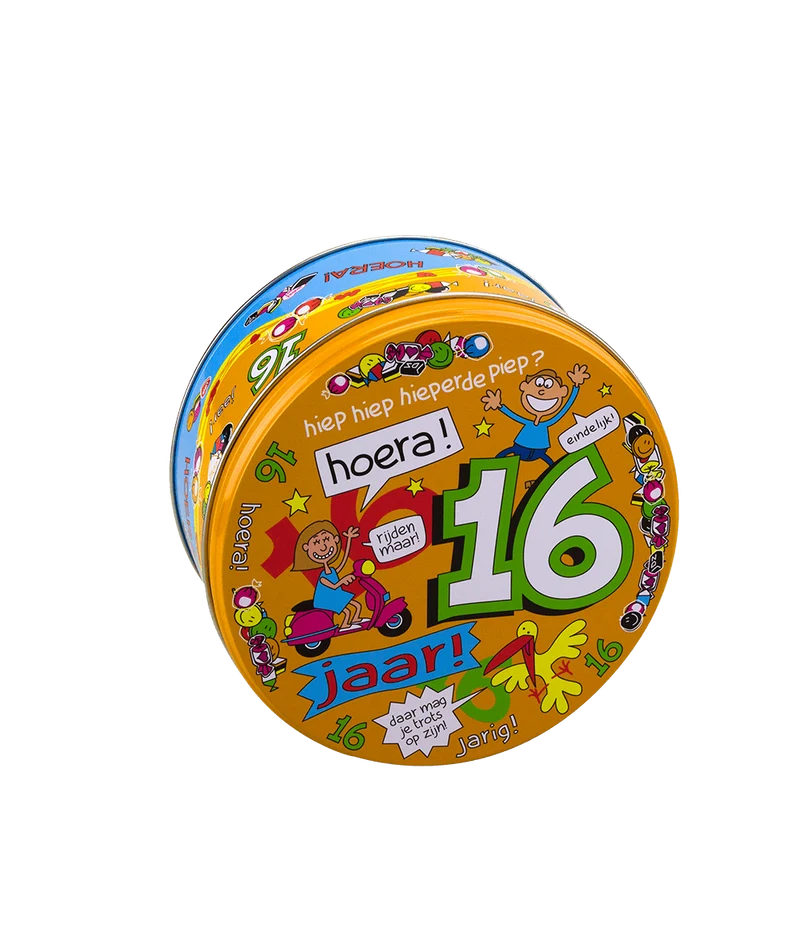 Bonbontrommel 16 Jahre 14cm