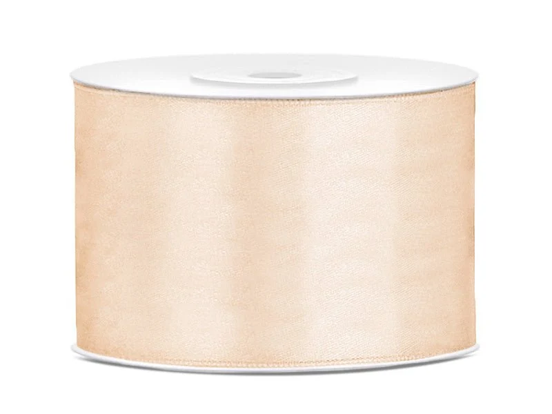 Satinband Vanillecreme 50mm 25m
