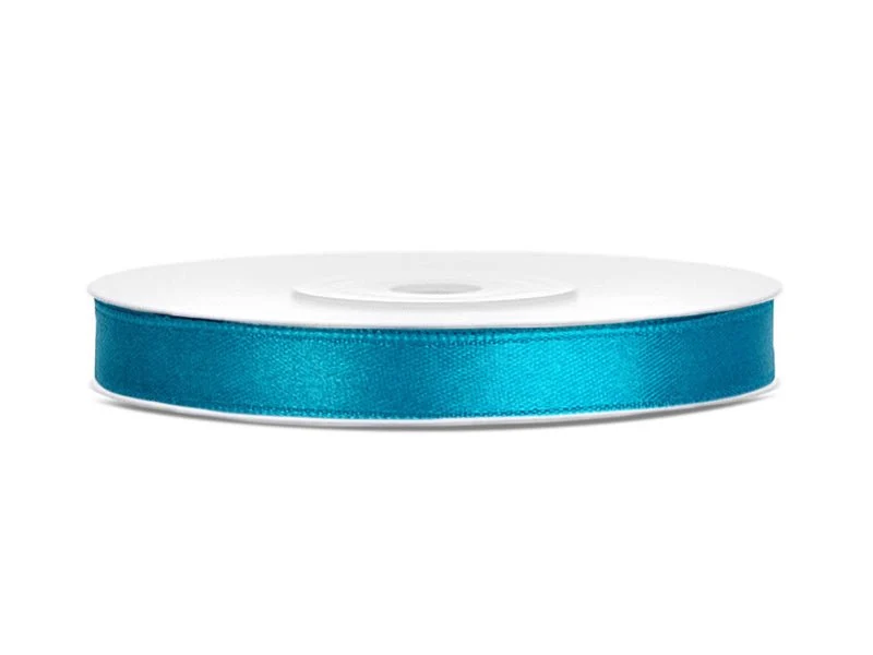 Satinband Türkis 6mm 25m