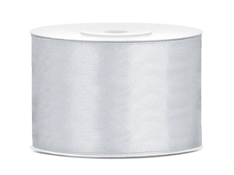 Satinband Silber 50mm 25m