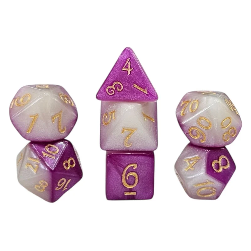 7-teiliges RPG Würfelset Mehrfarbig: Fable The Last Unicorn