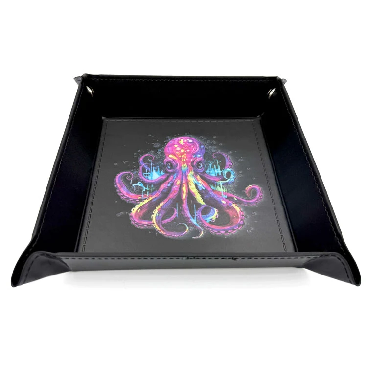 Würfelschale Cthulhu bunt Aquarell