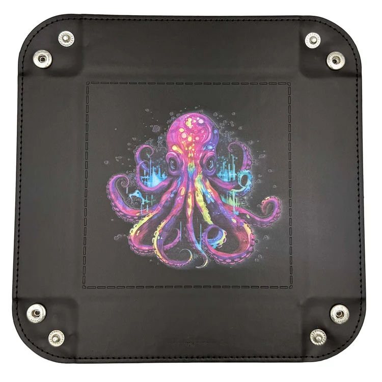 Würfelschale Cthulhu bunt Aquarell