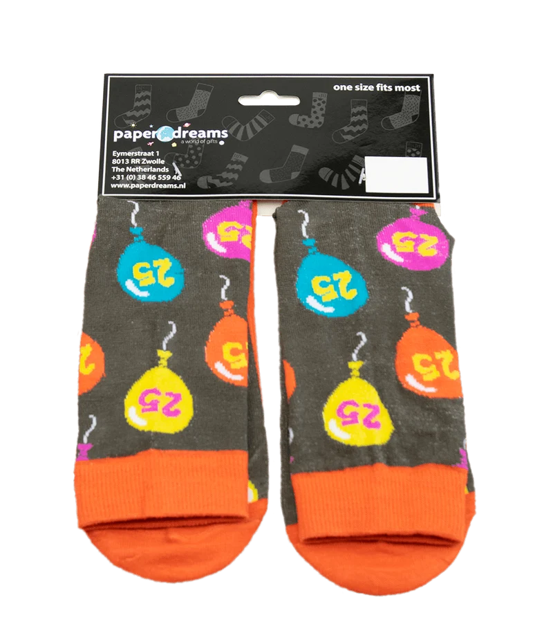 Lustige Socken 25 Jahre 1 Paar