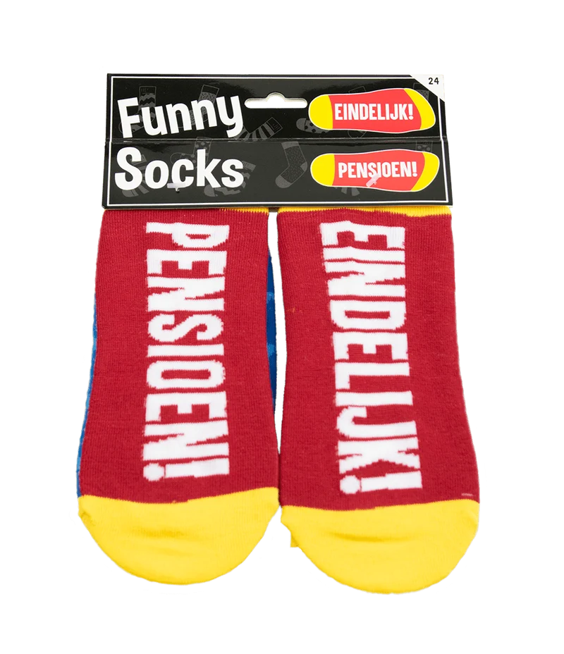 Lustige Socken Ruhestand 1 Paar