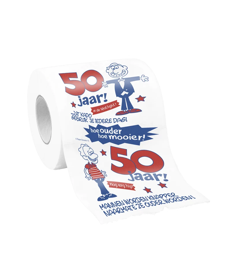 Toilettenpapier 50 Jahre Mann