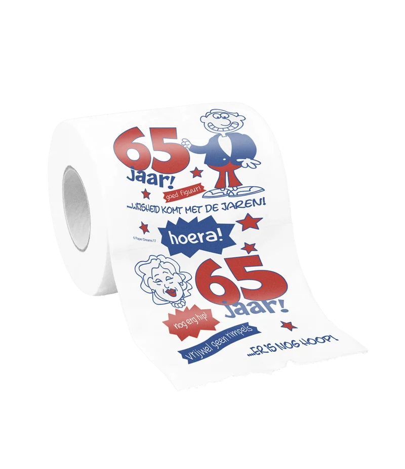 Toilettenpapier 65 Jahre