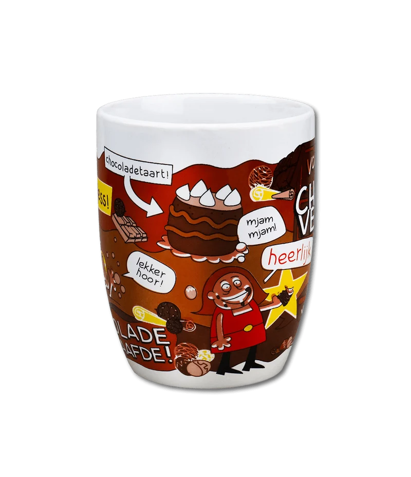 Becher Schokoladensüchtig 12cm