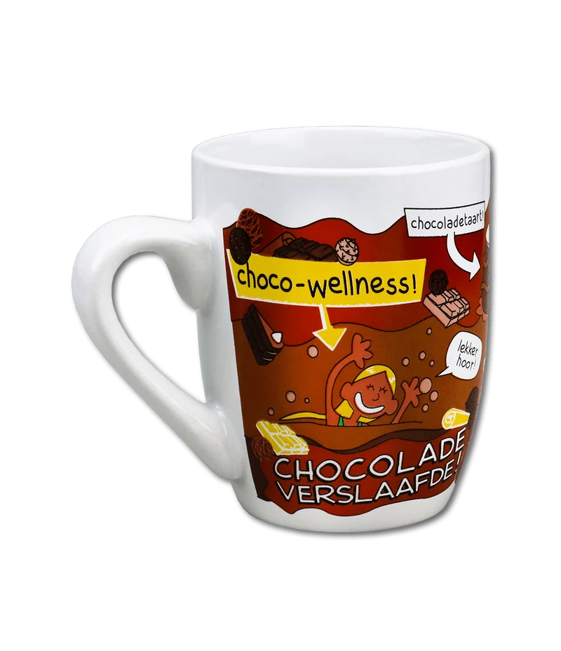 Becher Schokoladensüchtig 12cm