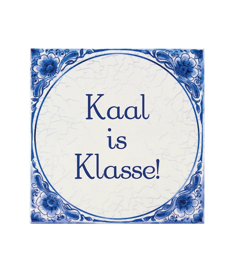 Delfter Blau Fliese Nackt 14,5cm