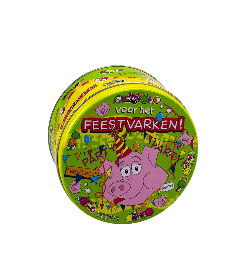 Bonbontrommel Party Schwein 14cm