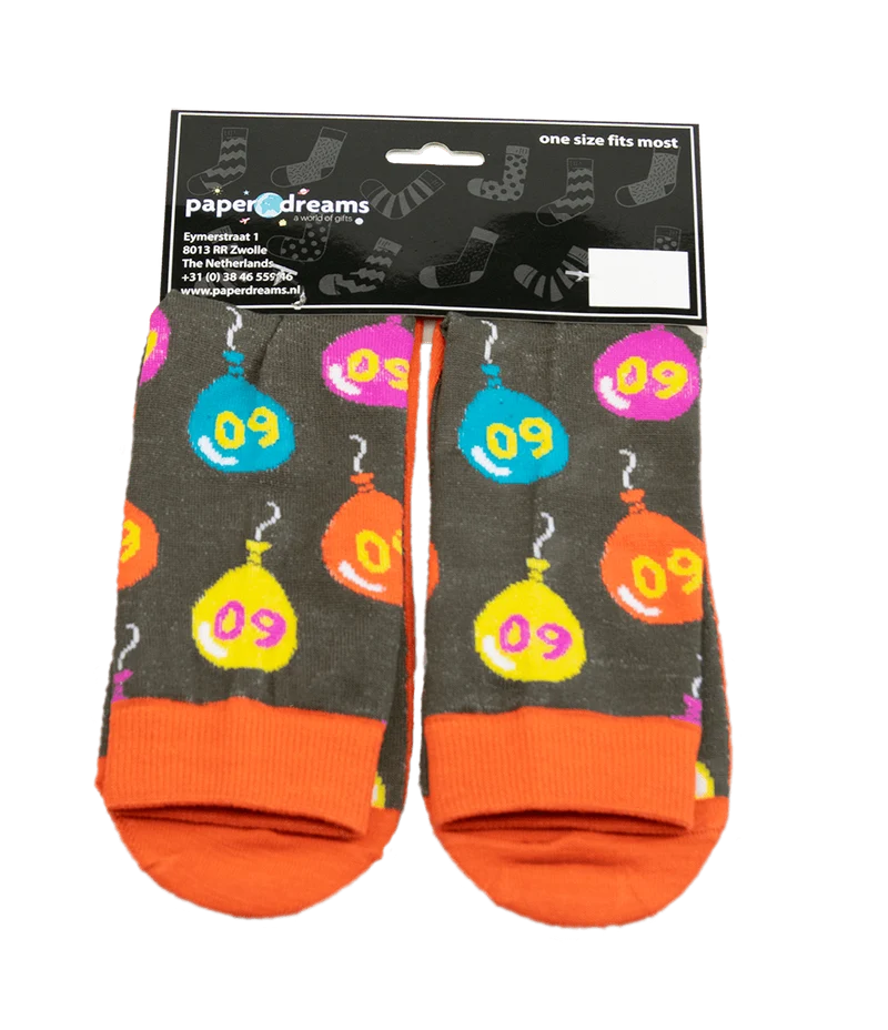 Lustige Socken 60 Jahre Luftballons 1 Paar