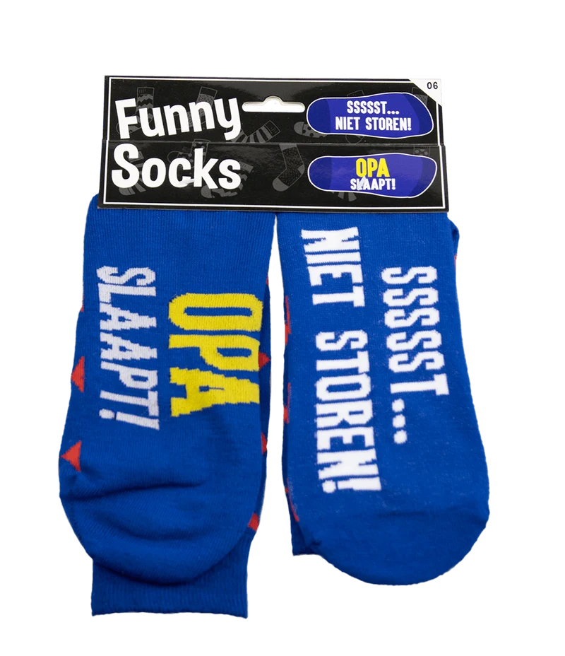 Lustige Socken Opa schläft 1 Paar