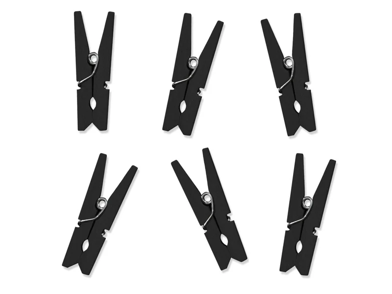 Mini Heringe Schwarz 3,5cm 10Stück