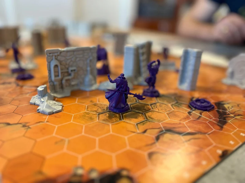 AMBLE Foldable Board Game Table Overlay