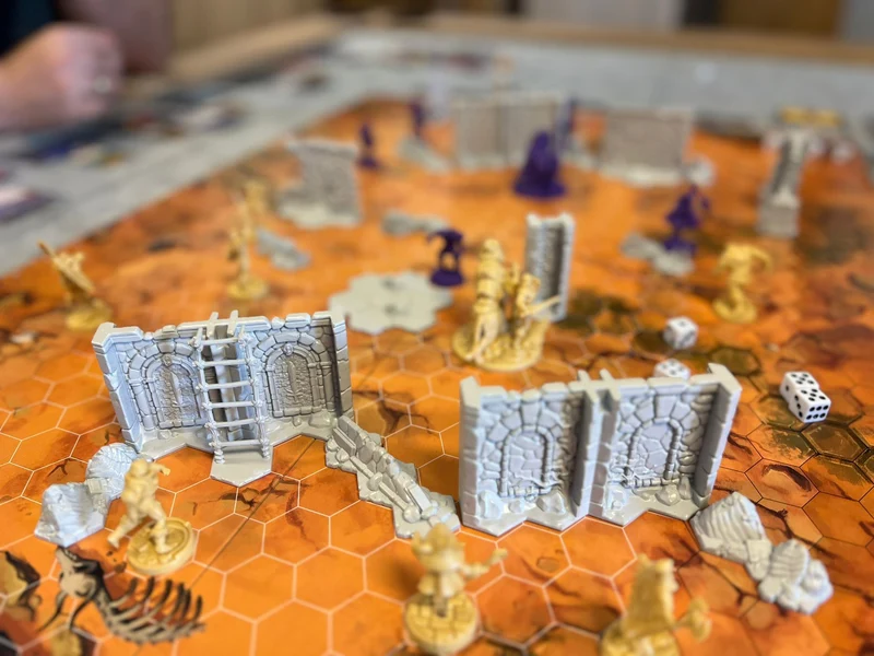 AMBLE Foldable Board Game Table Overlay
