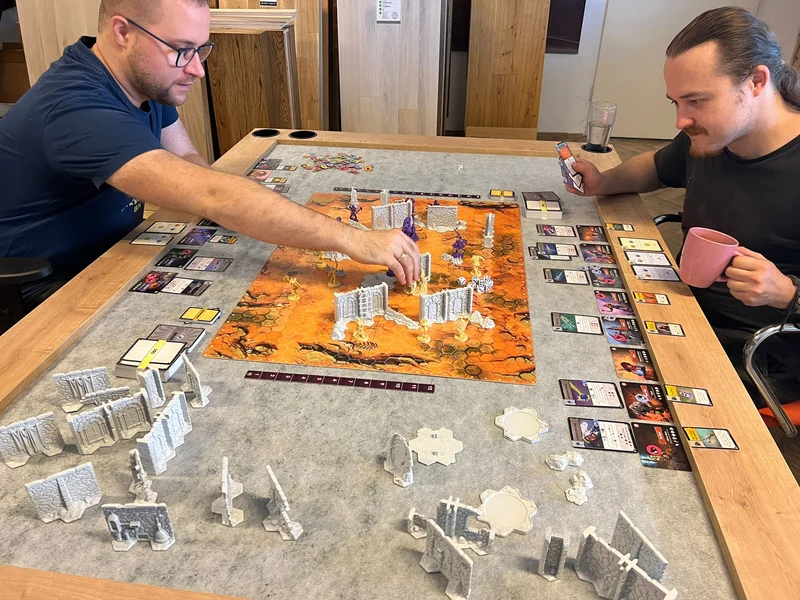 AMBLE Foldable Board Game Table Overlay