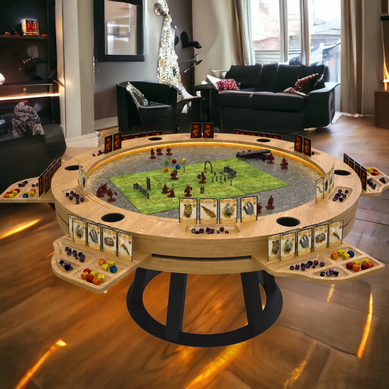 ODYSSEY – Round Board Game Table