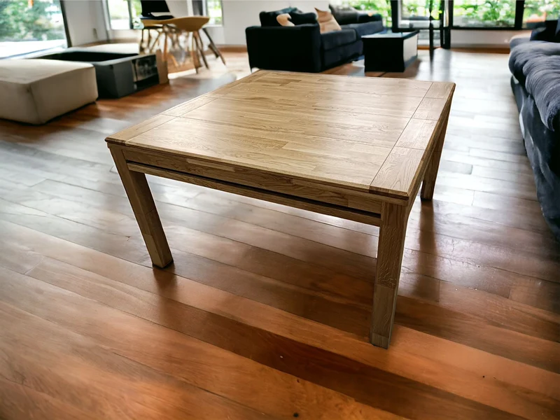 Sojourn – Custom Solid Oak Board Game Table with Magnetic Accessories Rail