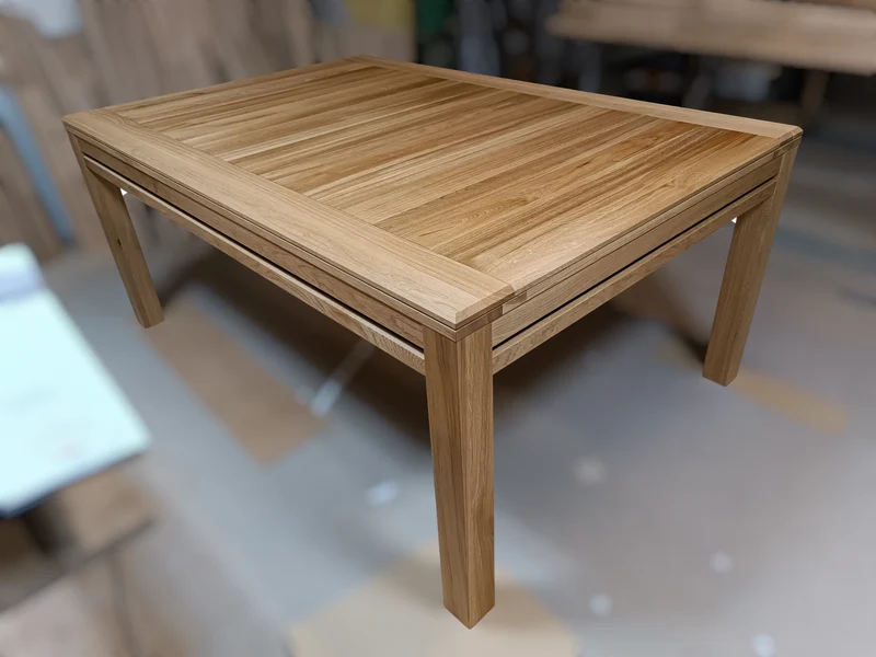 Sojourn – Custom Solid Oak Board Game Table with Magnetic Accessories Rail