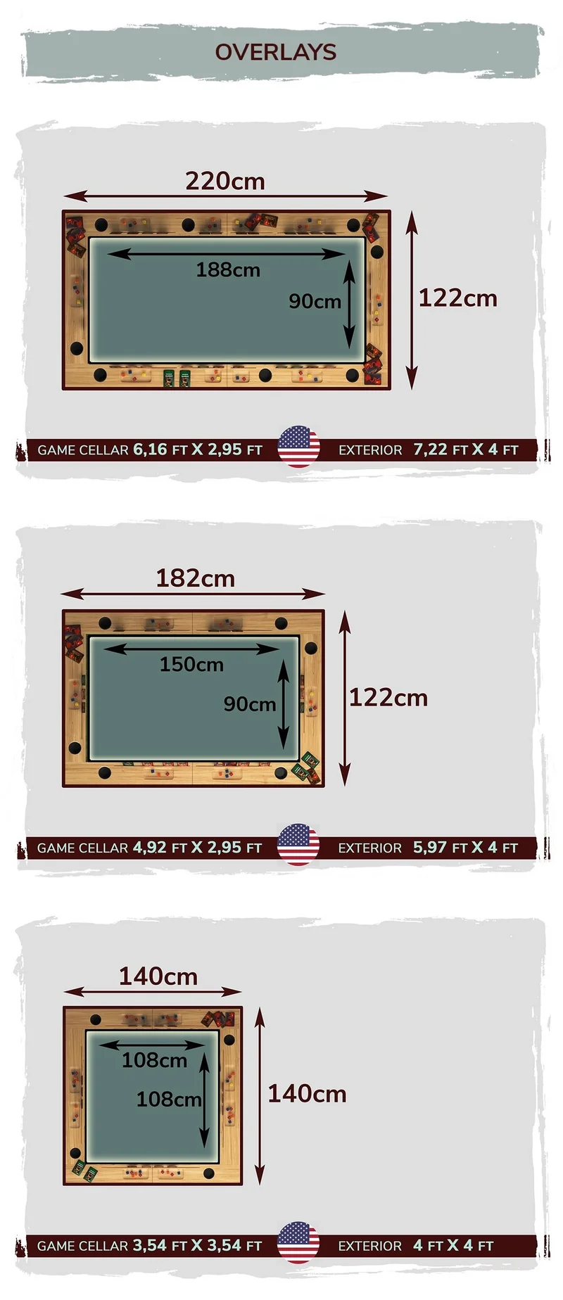 RAID Gaming Table Overlay – Convert Any Table into a Board Game Table