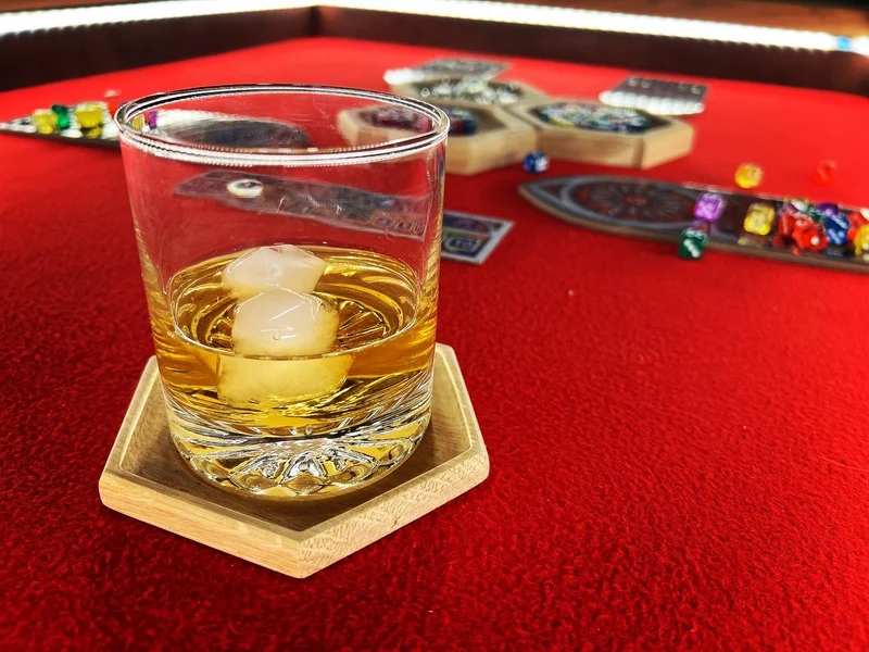 Oak Hex Coaster – Custom Engraving