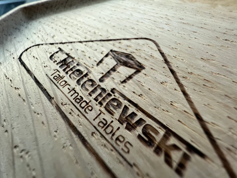 Oak Hex Coaster – Custom Engraving