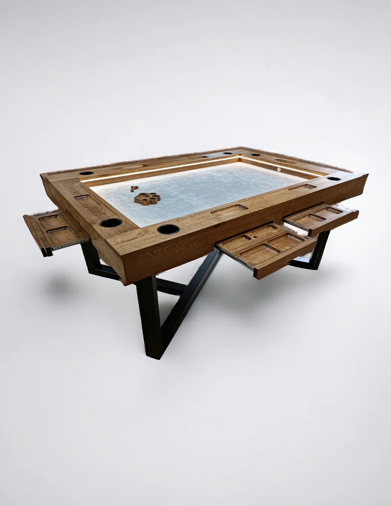 ADVENTURE – Solid Oak Board Game Table