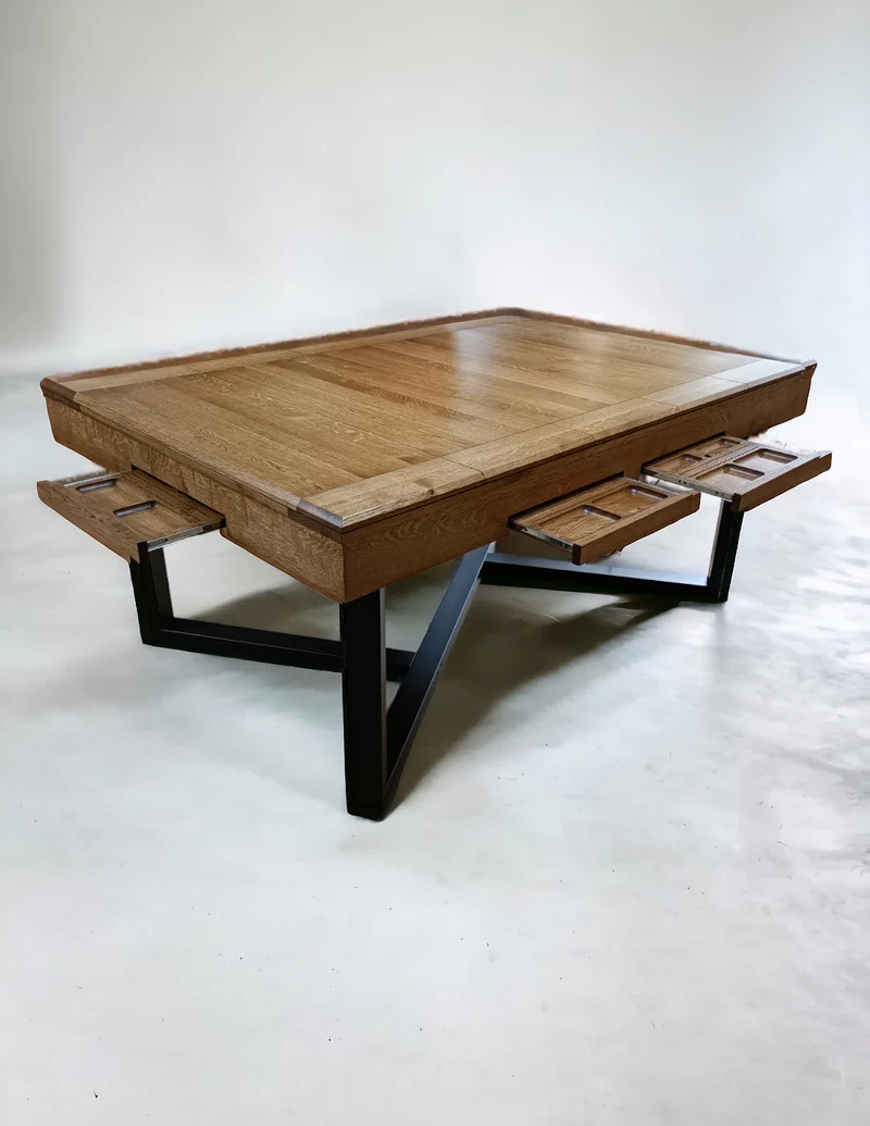 ADVENTURE – Solid Oak Board Game Table