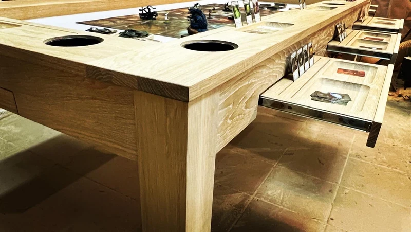 ADVENTURE – Solid Oak Board Game Table