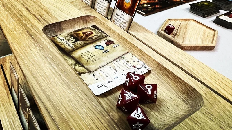 ADVENTURE – Solid Oak Board Game Table