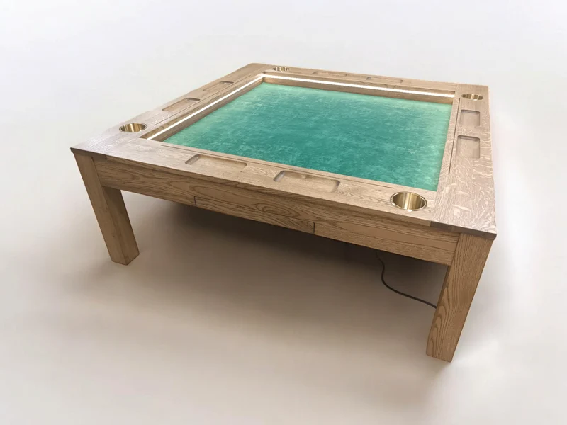 ADVENTURE – Solid Oak Board Game Table