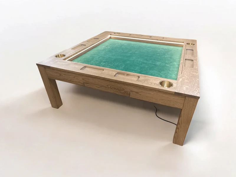 ADVENTURE – Solid Oak Board Game Table