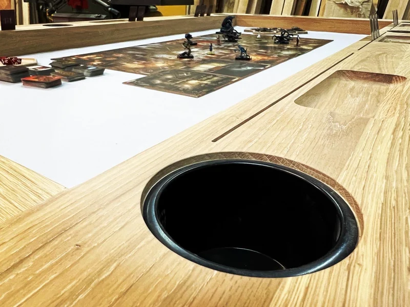 ADVENTURE – Solid Oak Board Game Table