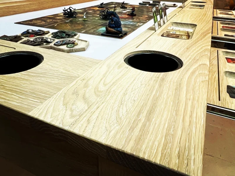 ADVENTURE – Solid Oak Board Game Table