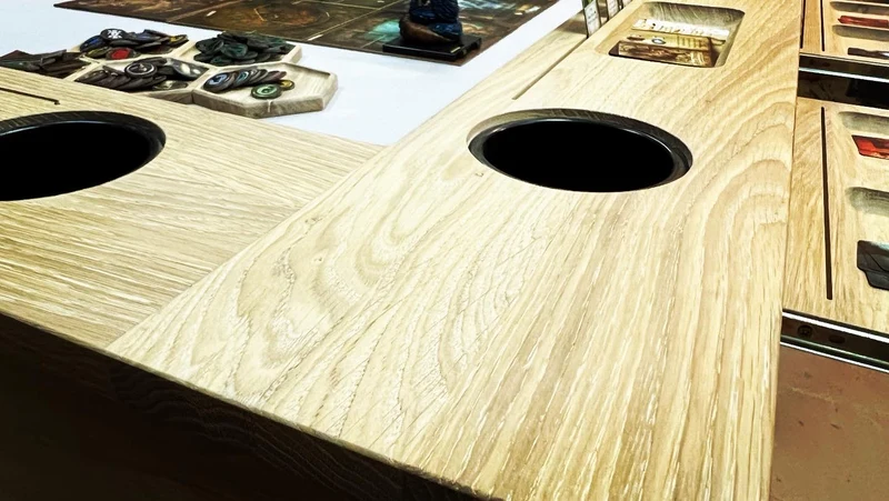 ADVENTURE – Solid Oak Board Game Table