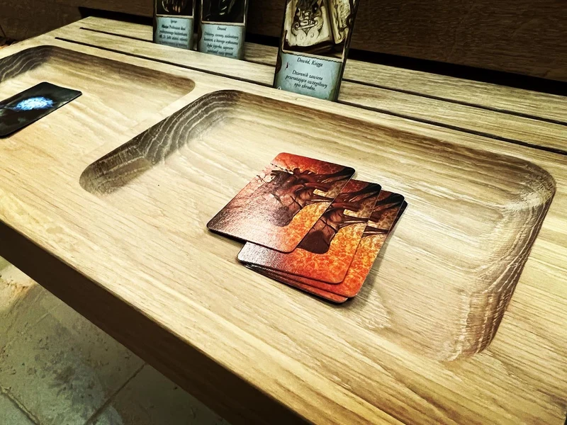 ADVENTURE – Solid Oak Board Game Table