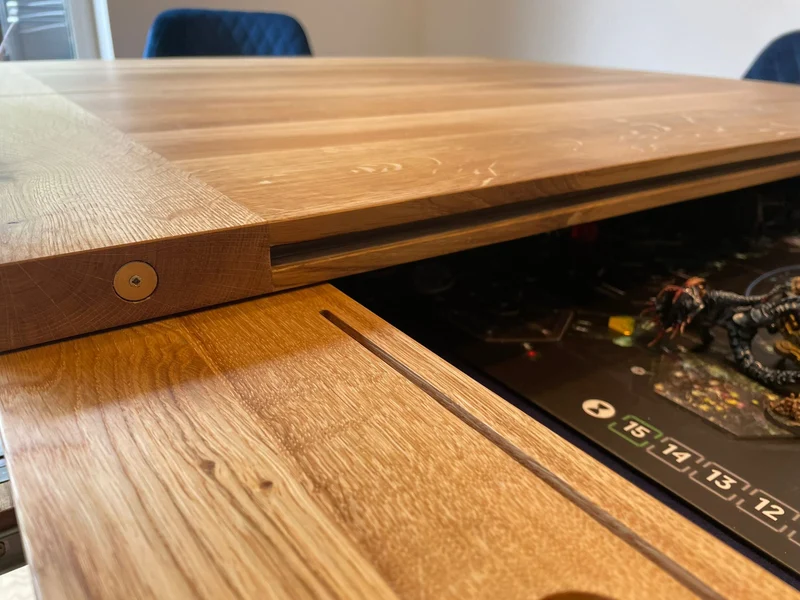 ADVENTURE – Solid Oak Board Game Table