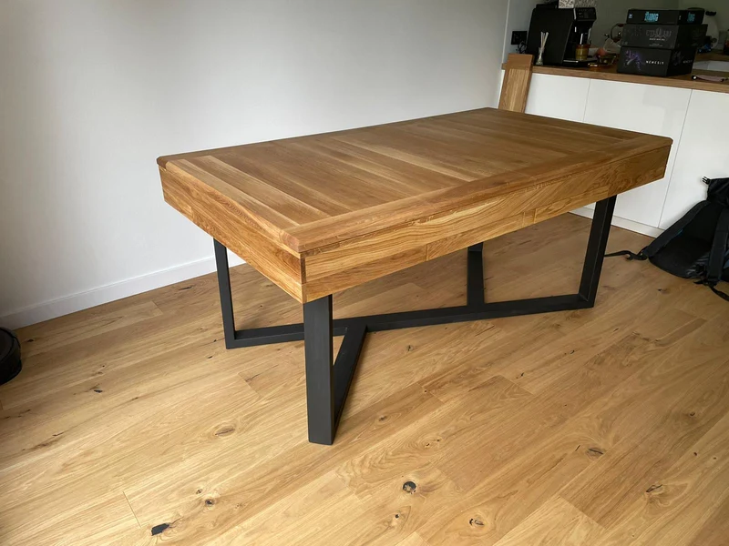 ADVENTURE – Solid Oak Board Game Table