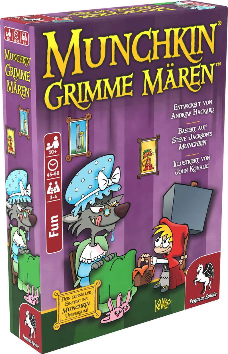 Munchkin Grimme Mären Pegasus Spiele