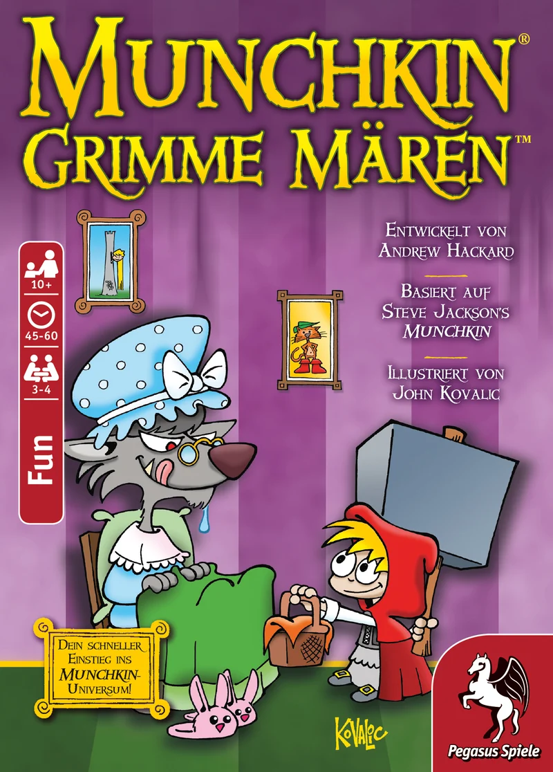 Munchkin Grimme Mären Pegasus Spiele