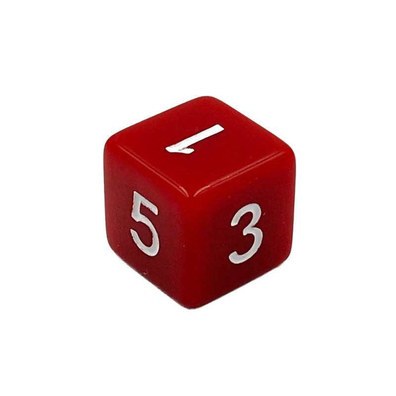 D6 Würfel Red