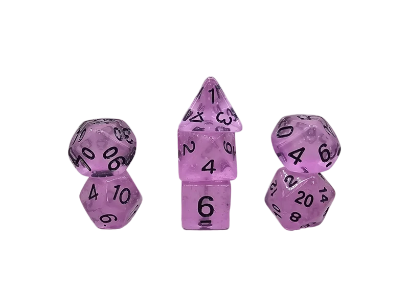 7-teiliges RPG Würfelset Glow: Sunrise