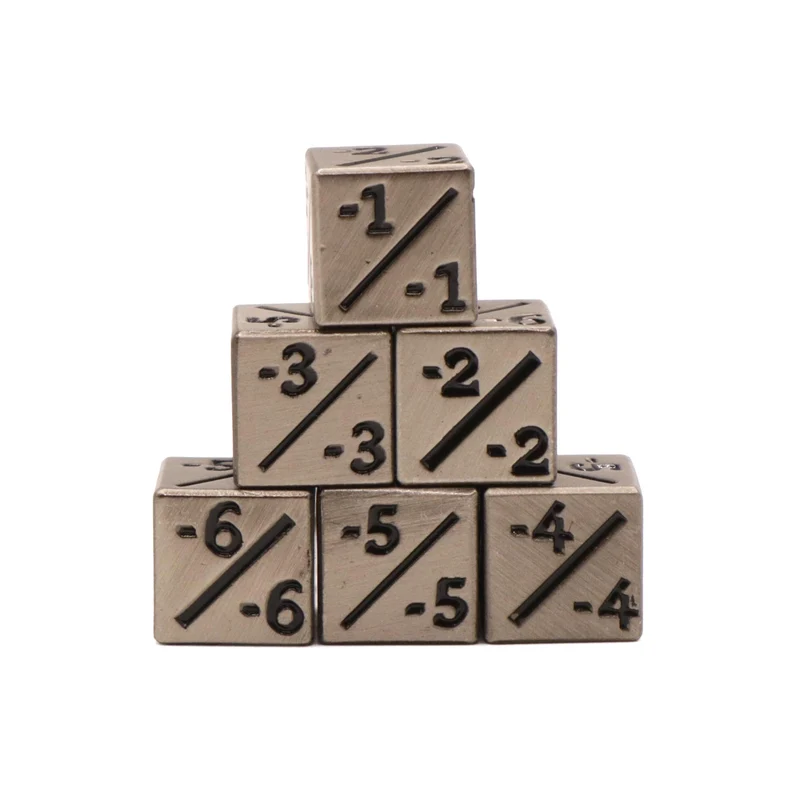 Counterdice (-) Metall Silber 16mm