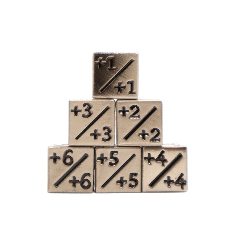 Counterdice (+) Metall Silber 16mm