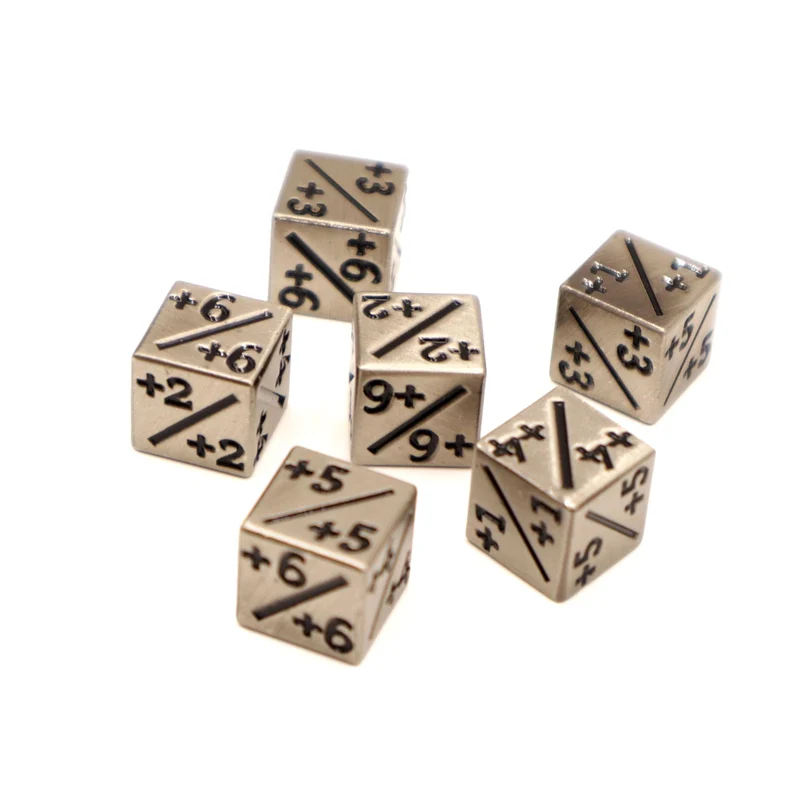 Counterdice (+) Metall Silber 16mm