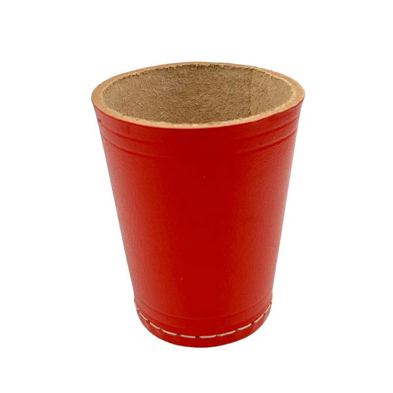 Würfelbecher Rot