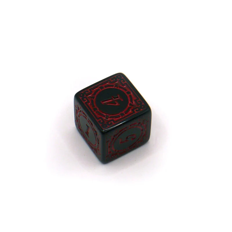 D6 Würfel Magic Flame: Red