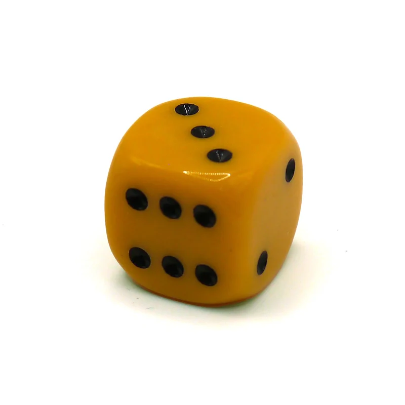 D6 1 Seniorenwürfel Gelb